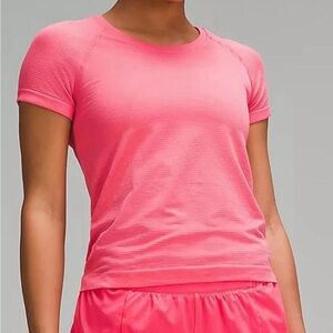 Pink lululemon swiftly tech